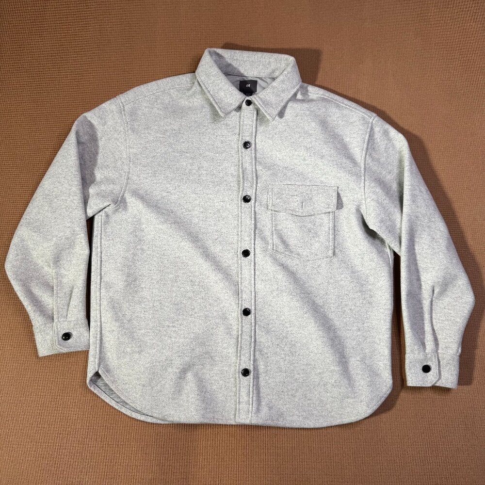 H&M Flannel/Shacket | Grey | Size XXL